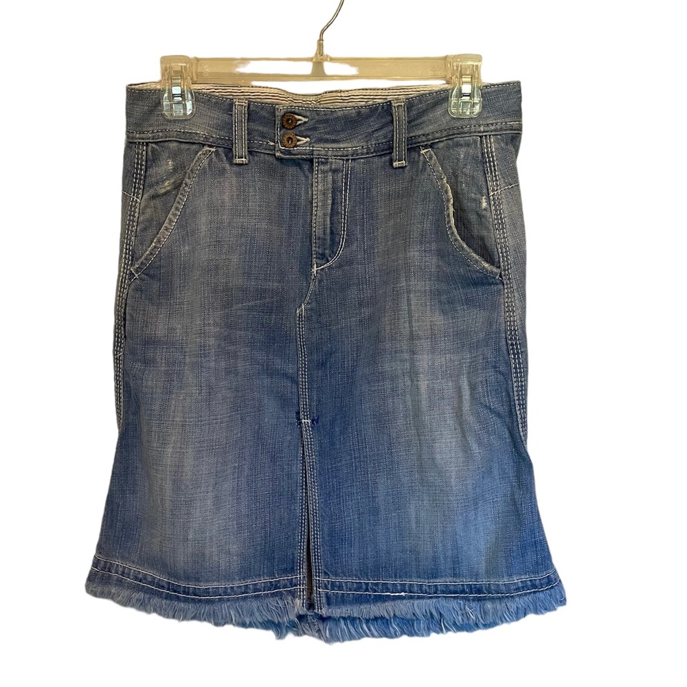 ADRIANO GOLDSCHMIED AG "The Obsession" Jean Skirt Size 28R USA
